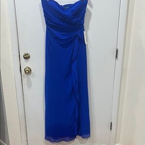Lauren Ralph Lauren Strapless Royal Blue Dress